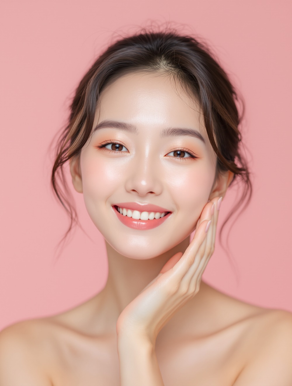 透明感のある美肌イメージ